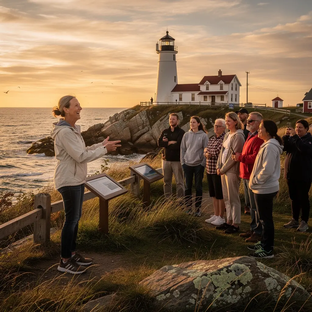 Turysta podziwia lokalne tradycje podczas festiwalu kulturowego w amerykańskim miasteczku.