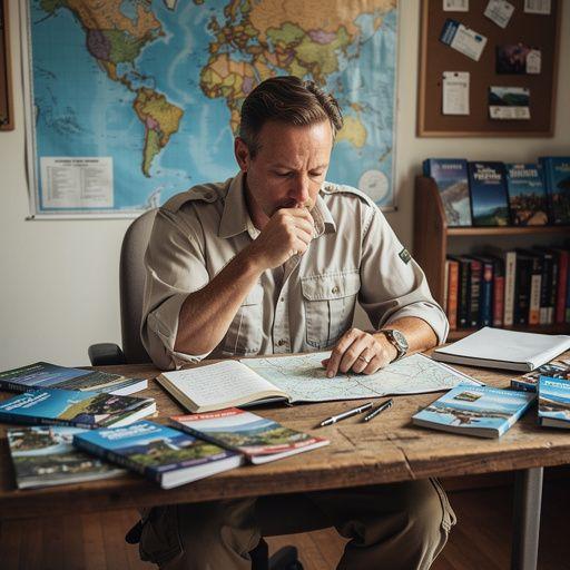 Grupa turystów robi zdjęcia przy znanym pomniku, ciesząc się chwilą.
